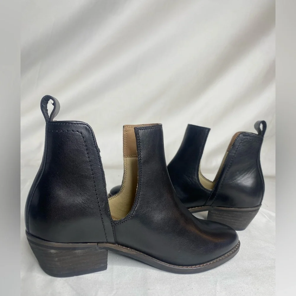 Journee Signature Womens Brigitte Dressy Pull On Black Booties 7M